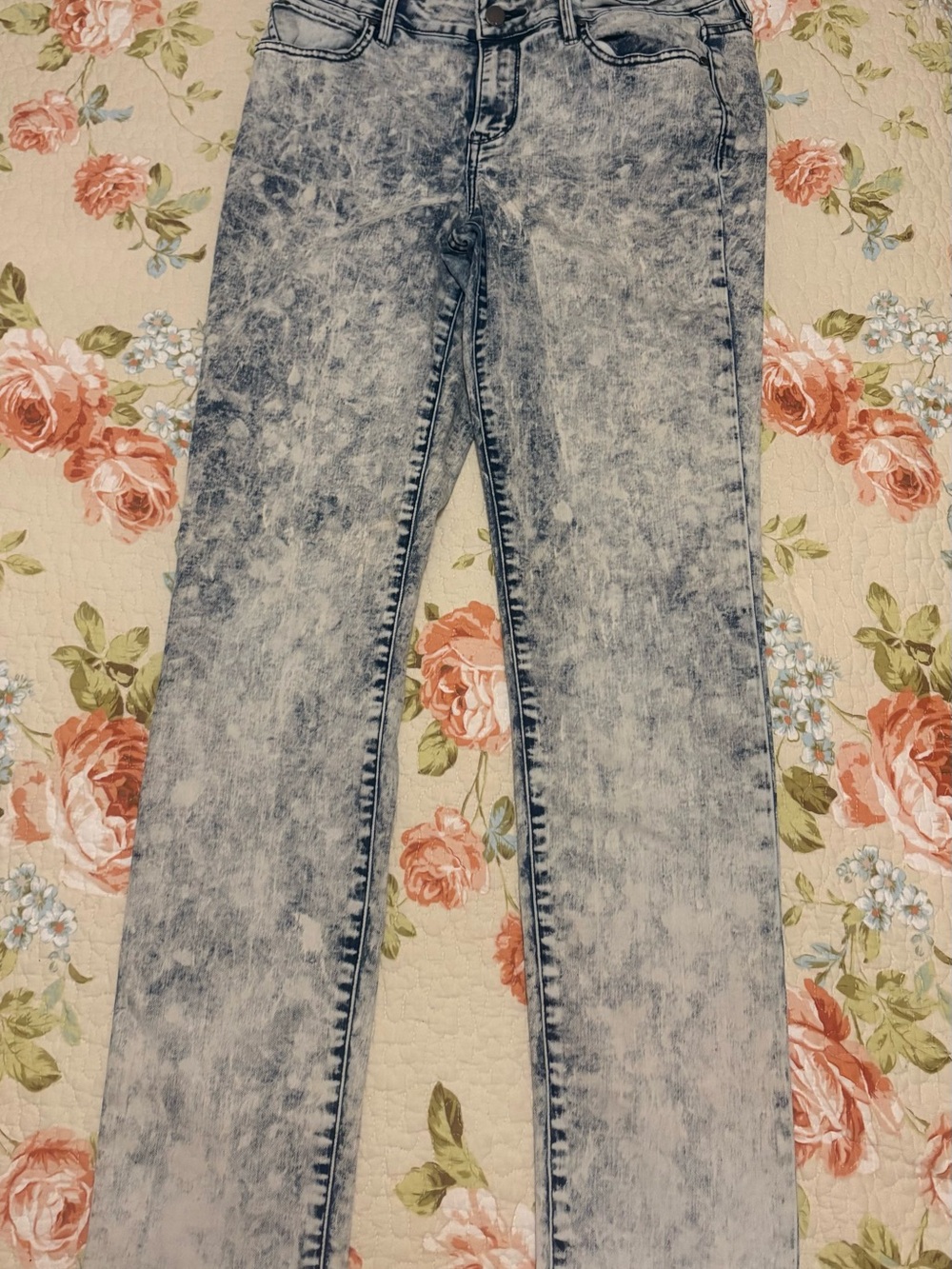 Calvin Klein Jeans 31x32 Ultimate Skinny Light Wash Denim Pants Acid Wash